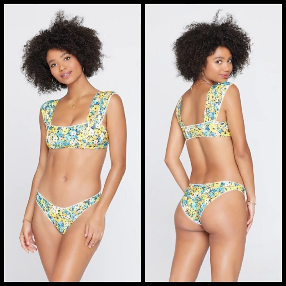 💕L*SPACE💕 Daisy Diamond Bikini Set DD-/L NWT